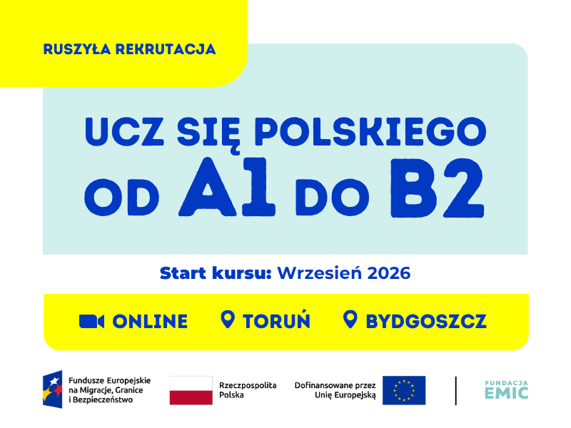 kursy jezyka polskiego jesien 2026 fundacja emic